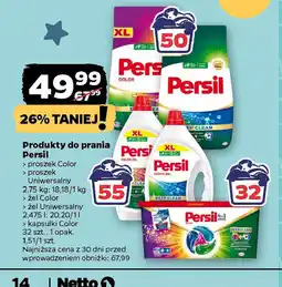 Netto Produkty do prania Persil oferta