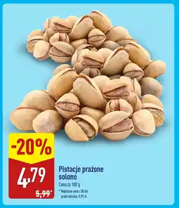 ALDI Pistacje prażone solone oferta
