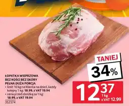 Selgros ŁOPATKA WIEPRZOWA BEZ KOŚCI BEZ SKÓRY oferta