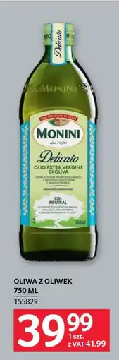 Selgros Oliwa z oliwek Monini Delicato oferta