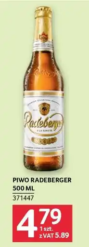 Selgros Piwo Radeberger 500 ml oferta