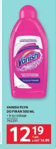 Selgros Vanish Płyn do Firan 500 ml oferta
