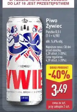 ALDI Piwo Żywiec oferta