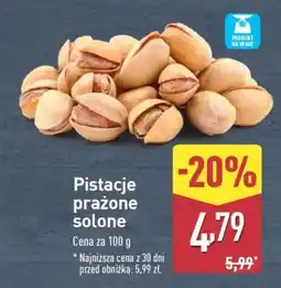 ALDI Pistacje prażone solone oferta
