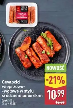 Cevapcici wieprzowo-wołowe w stylu śródziemnomorskim