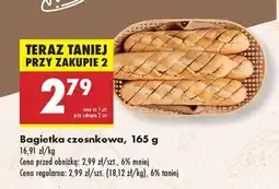 Biedronka Bagietka czosnkowa 165 g oferta