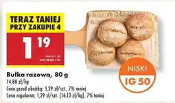 Biedronka Bułka razowa 80 g oferta