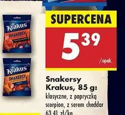 Biedronka Snakersy Krakus 85 g oferta