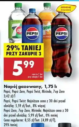 Biedronka Napój gazowany, 1,75 l oferta