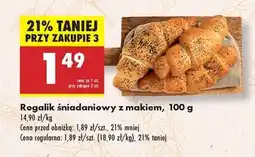 Biedronka Rogalik śniadaniowy z makiem, 100 g oferta