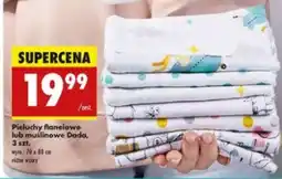 Biedronka Pieluchy flanelowe lub muślinowe Dada, 3 szt oferta