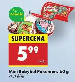 Biedronka Mini Babybel Pokemon, 60 g oferta