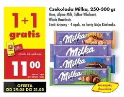 Biedronka Czekolada Milka 250 - 300 g oferta