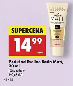 Biedronka Podkład Eveline Satin Matt, 30 ml oferta