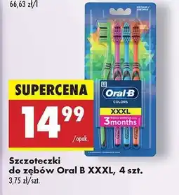 Biedronka Szczoteczki do zębów Oral B XXXL, 4 szt oferta
