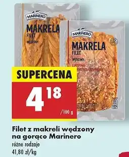 Biedronka Filet z makreli wędzony na gorąco Marinero oferta