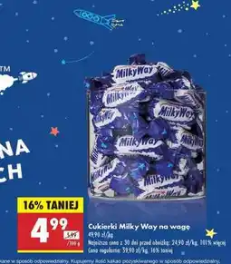 Biedronka Cukierki Milky Way na wagę oferta