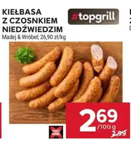 Stokrotka Market Kiełbasa z czosnkiem niedźwiedzim oferta