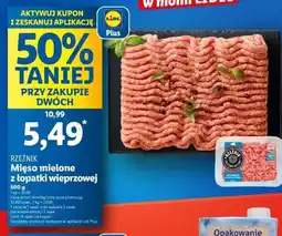Lidl Mięso mielone z łopatki wieprzowej oferta