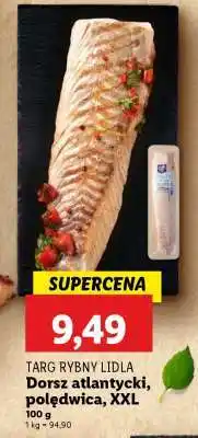 Lidl Dorsz atlantycki, polędwica, XXL oferta