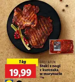 Lidl Steki z nogi z kurczaka w marynacie oferta