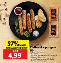 Lidl GRILL & FUN Kiełbaski w posypce oferta