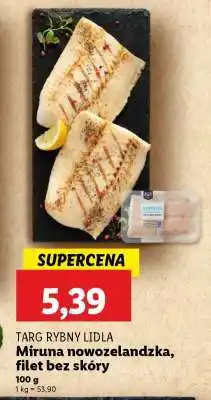 Lidl Miruna nowozelandzka, filet bez skóry oferta