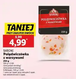 Lidl BARONI Polędwiczówka z warzywami oferta