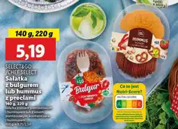 Lidl Sałatka z bulgurem lub hummus z preclami oferta