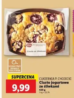 Lidl Ciasto jogurtowe ze śliwkami oferta