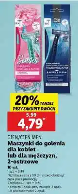 Lidl CIEN/CIEN MEN Maszynki do golenia dla kobiet lub dla mężczyzn, 2-ostrzowe oferta