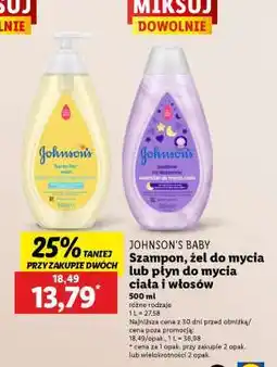 Lidl JOHNSON’S BABY Szampon, żel do mycia lub płyn do mycia ciała i włosów oferta