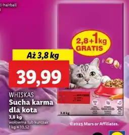 Lidl WHISKAS Sucha karma dla kota oferta