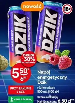 Żabka Napój energetyczny Dzik oferta