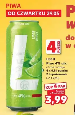 Kaufland Piwo Lech oferta