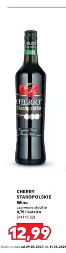 Kaufland Wino czerwone Staropolskie oferta