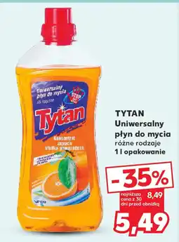 Kaufland Tytan uniwersalny płyn do mycia oferta