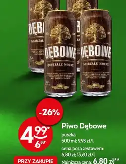 Żabka Piwo Dębowe oferta