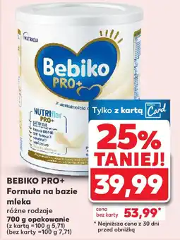 Kaufland Bebiko pro+ formuła na bazie mleka oferta