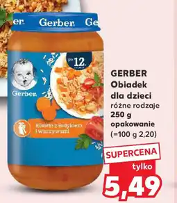 Kaufland Gerber obiadek dla dzieci oferta