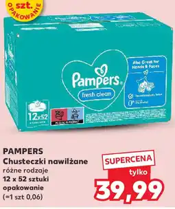 Kaufland Pampers chusteczki nawilżane oferta