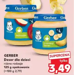 Kaufland Gerber deser dla dzieci oferta