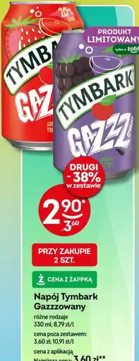 Żabka Napój Tymbark Gazzowany oferta