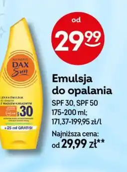 Żabka Emulsja do opalania Dax Sun oferta