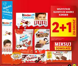 Lidl Wszystkie słodycze marki Kinder oferta