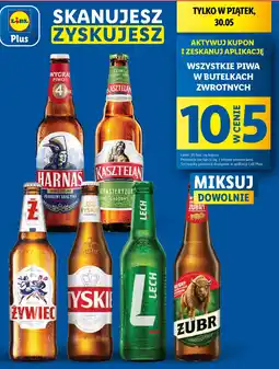 Lidl Wszystkie piwa w butelkach zwrotnych oferta