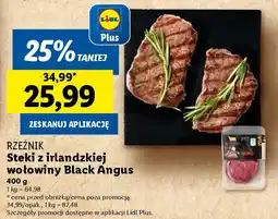 Lidl Rzeźnik steki z irlandzkiej wołowiny black angus oferta