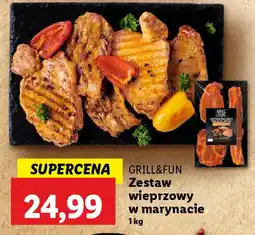 Lidl Grill&fun zestaw wieprzowy w marynacie oferta