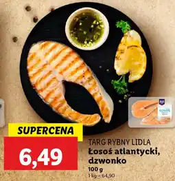 Lidl Targ rybny lidla łosoś atlantycki, dzwonko oferta