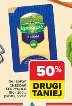 Carrefour Market Ser żółty Cheddar Kerrygold oferta